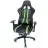 Fotoliu Gaming SPACER SPCH-TRINITY-GRN Black-Green, Metal,  Piele eco,  Gazlift,  120 kg