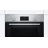 Cuptor electric incorporabil BOSCH HBF154YS0, 66 l, 7 functii, Grill, Timer, Curatare traditionala, Negru, Inox, A