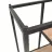 Raft DP ATHENA MINI, PAL melaminat, Metal, 91 x 80 x 30