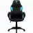 Fotoliu Gaming ThunderX3 EC1 Black/Cyan, Placaj, Piele artificiala, Gazlift, 150 kg, 165-180 cm, Negru, Turcoaz