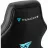 Fotoliu Gaming ThunderX3 EC1 Black/Cyan, Placaj, Piele artificiala, Gazlift, 150 kg, 165-180 cm, Negru, Turcoaz