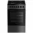 Aragaz combinat ARCTIC AEM5611DTLA, 66 l, 4 arzatoare, Aprindere electrica, Grill, Timer, 50 cm, Negru