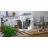 Robot de bucatarie Kenwood KHH326WH, 1000 W, 4.3 l, 5 viteze, Pentru framantare, Masina de tocat carne, Tel, Alb