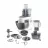 Robot de bucatarie Kenwood KHH326WH, 1000 W, 4.3 l, 5 viteze, Pentru framantare, Masina de tocat carne, Tel, Alb
