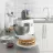 Robot de bucatarie Kenwood KHH326WH, 1000 W, 4.3 l, 5 viteze, Pentru framantare, Masina de tocat carne, Tel, Alb