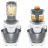 Robot de bucatarie Kenwood KHH326WH, 1000 W, 4.3 l, 5 viteze, Pentru framantare, Masina de tocat carne, Tel, Alb