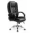Офисное кресло AG RELAX, Сталь, Экокожа, Tilt, Черный, 52 x 52 x 110-118