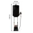 Aparat de calcat cu aburi stationar Tefal QT2020E0, 2170 W, 200 g/min, 1.1 l, Talpa inox, Negru, Bronz