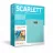 Cantar de podea SCARLETT SC-BS33E035, 180 kg, Sticla calita, Albastru deschis, 1 x CR2032