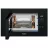 Cuptor cu microunde incorporabil WHIRLPOOL WMF200G NB, 20 l, 800 W, 1000 W, Control electronic, Grill, Negru