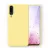 Husa HELMET Case Liquid Silicon Samsung A30S, Yellow, 6.4"