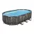 Bazin cu cadru metalic BESTWAY 5611RBW Power Steel Oval, 20241 l, 610 x 366 x 122 cm