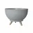 Цветочный горшок Form Plastic Misa Satina Eco D39 см, H26,4 см, V19,2 л, платина