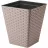 Ghiveci pentru flori Form Plastic RATTANA L39 CM, L39 CM, H44 CM, V41 L, V15.96 L, MOCHA