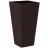 Цветочный горшок Form Plastic Rattana Slim L39 см, 39 см, H75 см, V77.5 l, v15.96 l, темно-коричневый
