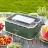 Grila pentru Barbeq Barbecook Pe carbune Carlo Army Green, Inox, 43.5 x 33.5 x 23.5 cm