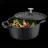 Oala pentru copt CALIDO 26cm, 5 l, 26 cm, Fonta, Negru