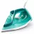 Fier de calcat PHILIPS DST303070, 2400 W, 40 g/min, 180 g/min, 300 ml, Talpa ceramica, Turcoaz