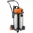 Aspirator industrial Villager VVC 40 DWS, 190 mbar, 1200 W, 40 l, Inox, Negru, Oranj