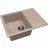 Chiuveta Dr.Gans Tehno 650 Brun-Terra, Granit compozit, Maro, 65 x 51