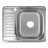 Chiuveta FREDDO SN9029D, Inox, 60 x 50