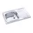 Chiuveta FREDDO Q32 SN7001S, Inox, 80 х 50