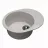 Set chiuveta de bucatarie si baterie Dr.Gans Berta 580 + SanDonna F 1066, Granit compozit, Gri, 58 x 47