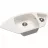 Set chiuveta de bucatarie si baterie Dr.Gans Gabi + SanDonna F 1066, Granit compozit, Alb, 101.5 x 51
