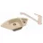 Set chiuveta de bucatarie si baterie Dr.Gans Gabi + SanDonna F 1066, Granit compozit, Bej, 101.5 x 51