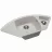 Set chiuveta de bucatarie si baterie Dr.Gans Gabi + SanDonna F 1066, Granit compozit, Gri, 101.5 x 51