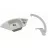 Set chiuveta de bucatarie si baterie Dr.Gans Gabi + SanDonna F 1069, Granit compozit, Gri, 101.5 x 51