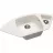 Set chiuveta de bucatarie si baterie Dr.Gans Gabi + SanDonna F 7073, Marmura artificiala, Alb, 101.5 x 51