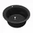 Set chiuveta de bucatarie si baterie Dr.Gans GALA +  SanDonna F9995, Granit compozit, Negru, 51 x 51
