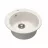 Set chiuveta de bucatarie si baterie Dr.Gans GALA + SanDonna F 1069, Granit compozit, Alb, 51 x 51
