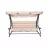 Balansoar Villager CRETA Lux, Metal, Bej, 230 x 125 x 170