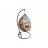 Balansoar Villager Kapelykka + baza + perna, Metal, Negru, Maro, 122 x 102 x 67