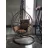 Balansoar Villager Kapelykka + baza + perna, Metal, Negru, Maro, 122 x 102 x 67