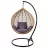 Balansoar Villager Kapelykka + baza + perna, Metal, Negru, 122 x 102 x 67