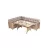 Set mobila de gradina Villager TORENTE, Plastic, Maro