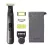 Trimer PHILIPS QP6550/15, 14 setari de lungime, 0.4-10 mm, Gri, Verde