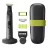 Trimmer PHILIPS QP6650/61, 14 setari de lungime, 0.4-10 mm, Gri, Verde