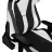 Fotoliu Gaming Genesis NITRO 650, HOWLITE WHITE, Nylon, Piele, Gazlift, 150 kg, 160-195 cm, Negru, Alb
