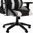 Игровое геймерское кресло Genesis Nitro 650, Howlite White, Нейлон, Кожа, Газлифт, 150 кг, 160-195 см, Черный, Белый