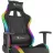 Fotoliu Gaming Genesis Trit 600 RGB Backlight, Nylon, Piele eco, Gazlift, 150 kg, 160-195 cm,  Negru