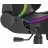 Fotoliu Gaming Genesis Trit 600 RGB Backlight, Nylon, Piele eco, Gazlift, 150 kg, 160-195 cm,  Negru