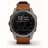 Smartwatch GARMIN Fenix 7 Sapphire Solar Titanium with Chestnut Leather Band (includes graphite silicone band), iOS, Android, Amoled, 1.3", GPS, Bluetooth