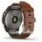 Smartwatch GARMIN Fenix 7 Sapphire Solar Titanium with Chestnut Leather Band (includes graphite silicone band), iOS, Android, Amoled, 1.3", GPS, Bluetooth