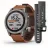 Smartwatch GARMIN Fenix 7 Sapphire Solar Titanium with Chestnut Leather Band (includes graphite silicone band), iOS, Android, Amoled, 1.3", GPS, Bluetooth