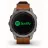 Smartwatch GARMIN Fenix 7 Sapphire Solar Titanium with Chestnut Leather Band (includes graphite silicone band), iOS, Android, Amoled, 1.3", GPS, Bluetooth