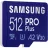 Card de memorie Samsung PRO Plus MB-MD512KA, MicroSD 512GB, Class 10, UHS-I (U3), SD adapter
